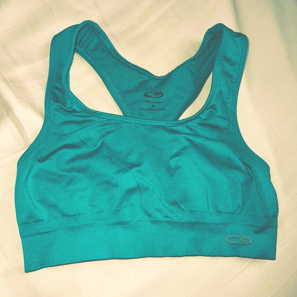Turquoise Champion Sports Bra in Size Small! - Picture 1 of 6